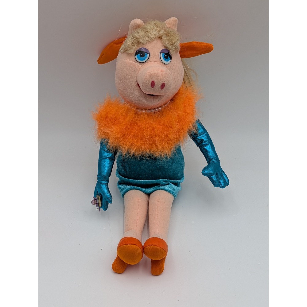 Nanco Miss Piggy Plush Doll Muppets Jim Henson‎ 12 Inch Stuffed Animal Toy